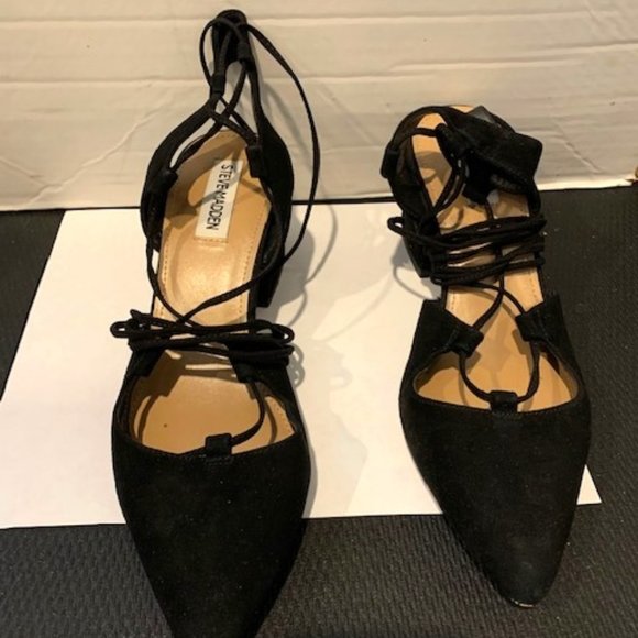 Steve Madden  Davit Laceup Heels - Picture 1 of 4